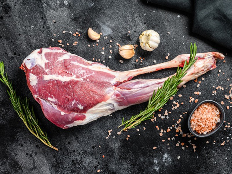 Premium Mutton (Khashi) Back Leg. (খাঁসির পেছনের রানের মাংস) thumbnail 2